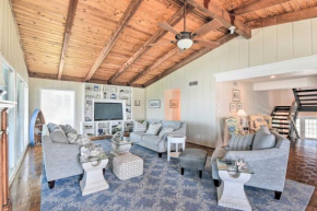 Charming Galveston Home with Waterfront Deck!